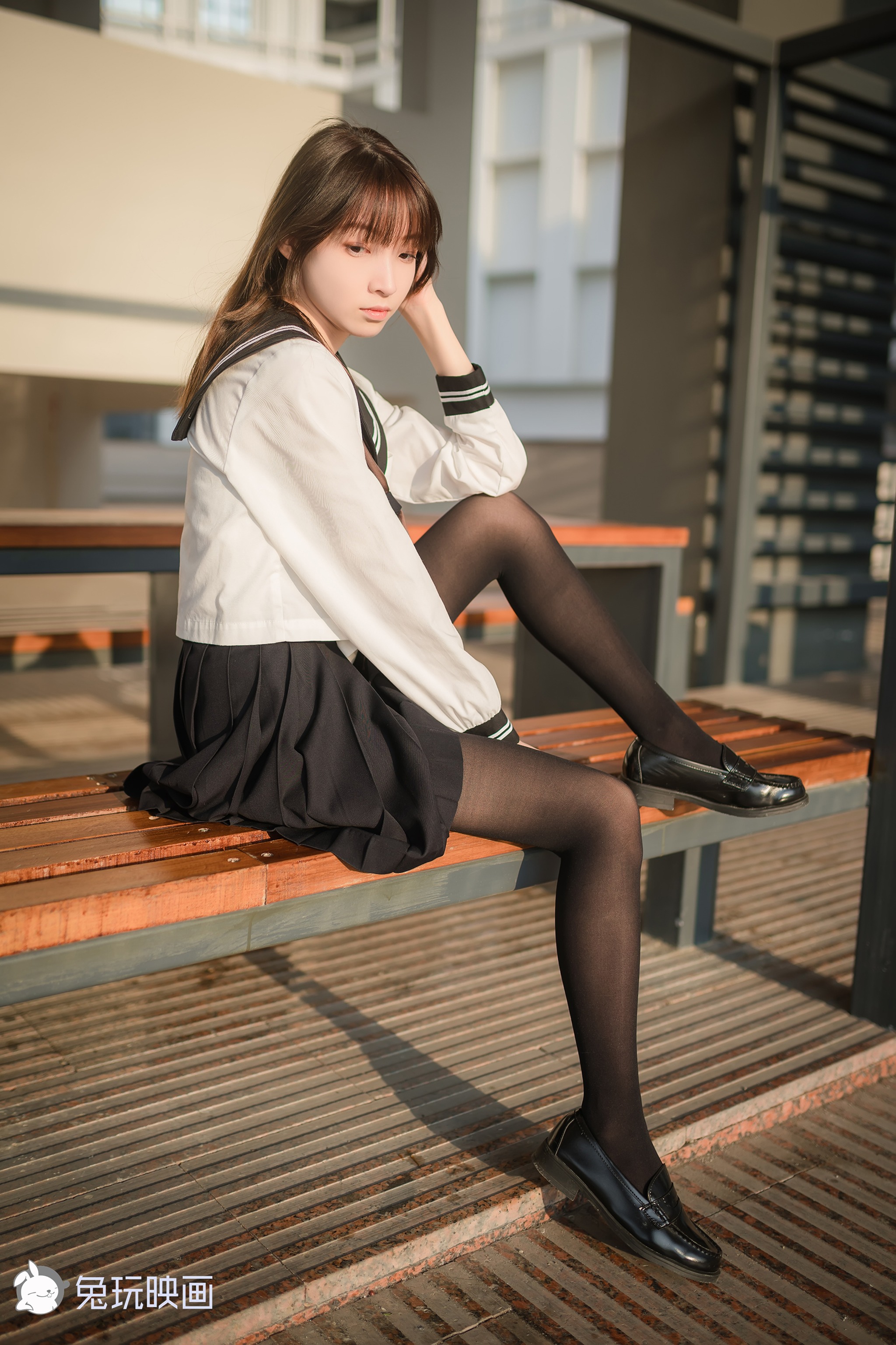 图片[1]-祖木子 – NO.001 兔玩 黄昏里的JK [39P]-XikXak